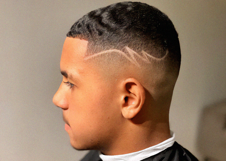 Skin Fade With Design